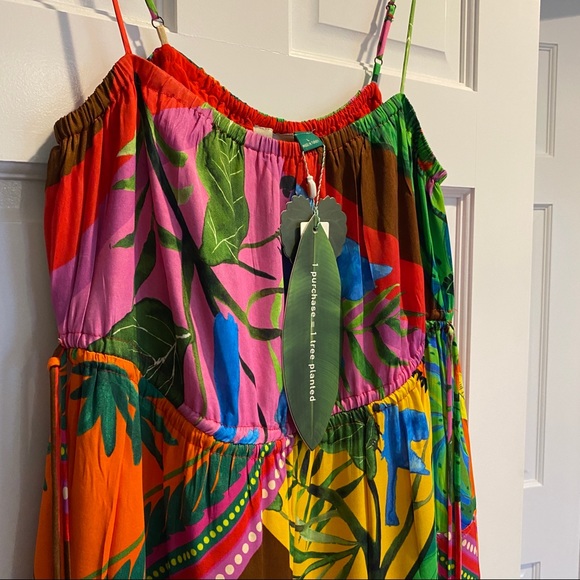 🍍FARM Rio Palila Fringe Midi Dress - Picture 6 of 10